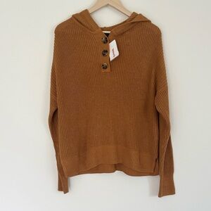 Rachel Zoe • Burnt Orange Hooded Sweater